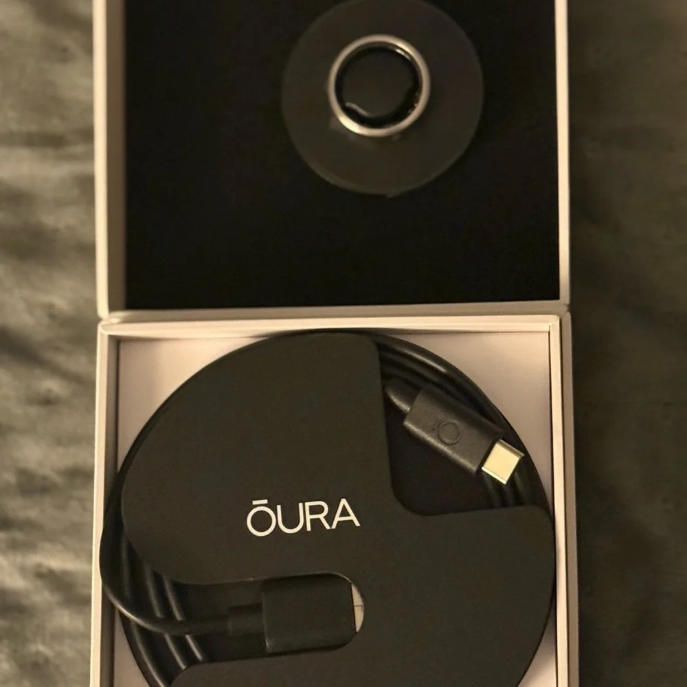 Oura Gray Ring Wearable Health Tracker